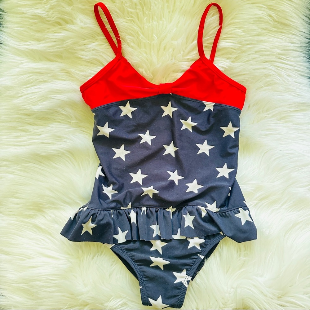 5 x $25 OshKosh Stars Ruffle Swimsuit, 10